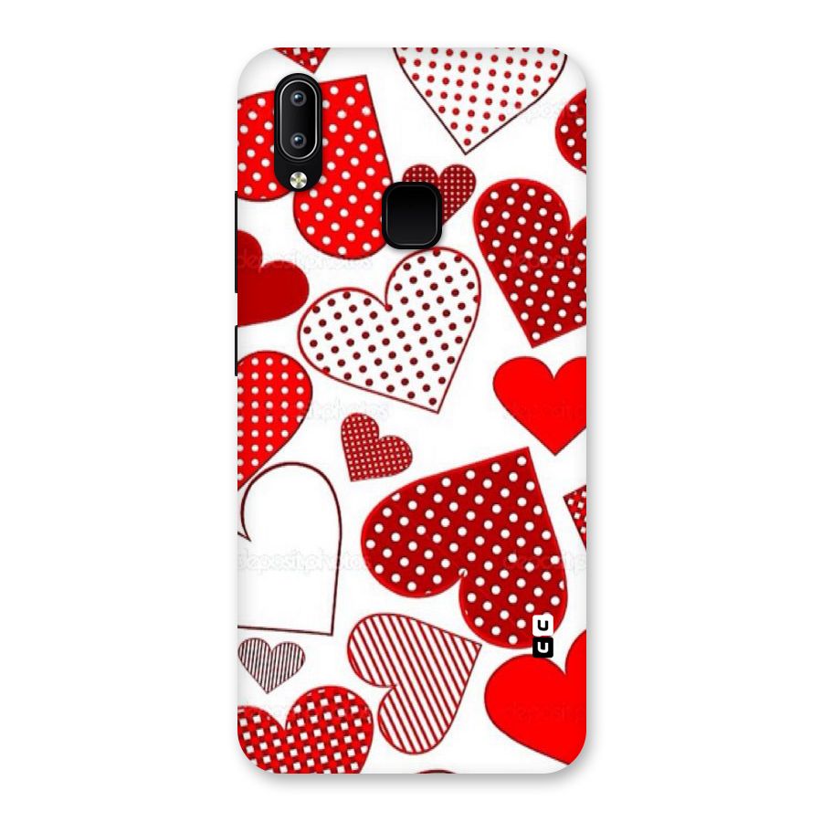 Style Hearts Back Case for Vivo Y93