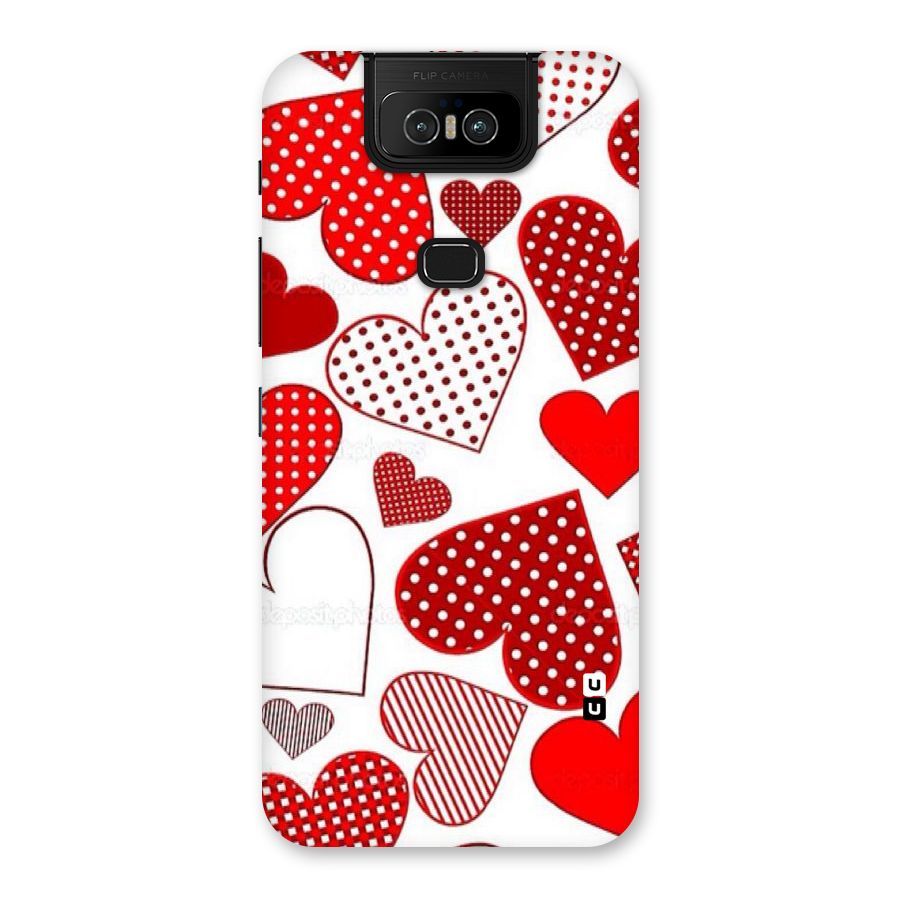 Style Hearts Back Case for Zenfone 6z