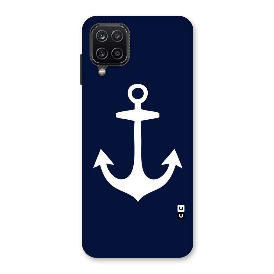 Stylish Anchor Design Back Case for Galaxy A12