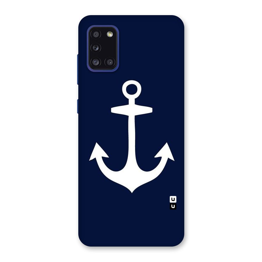 Stylish Anchor Design Back Case for Galaxy A31
