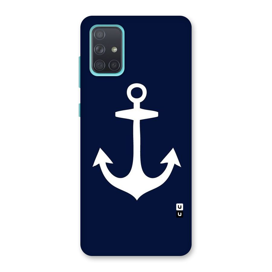 Stylish Anchor Design Back Case for Galaxy A71