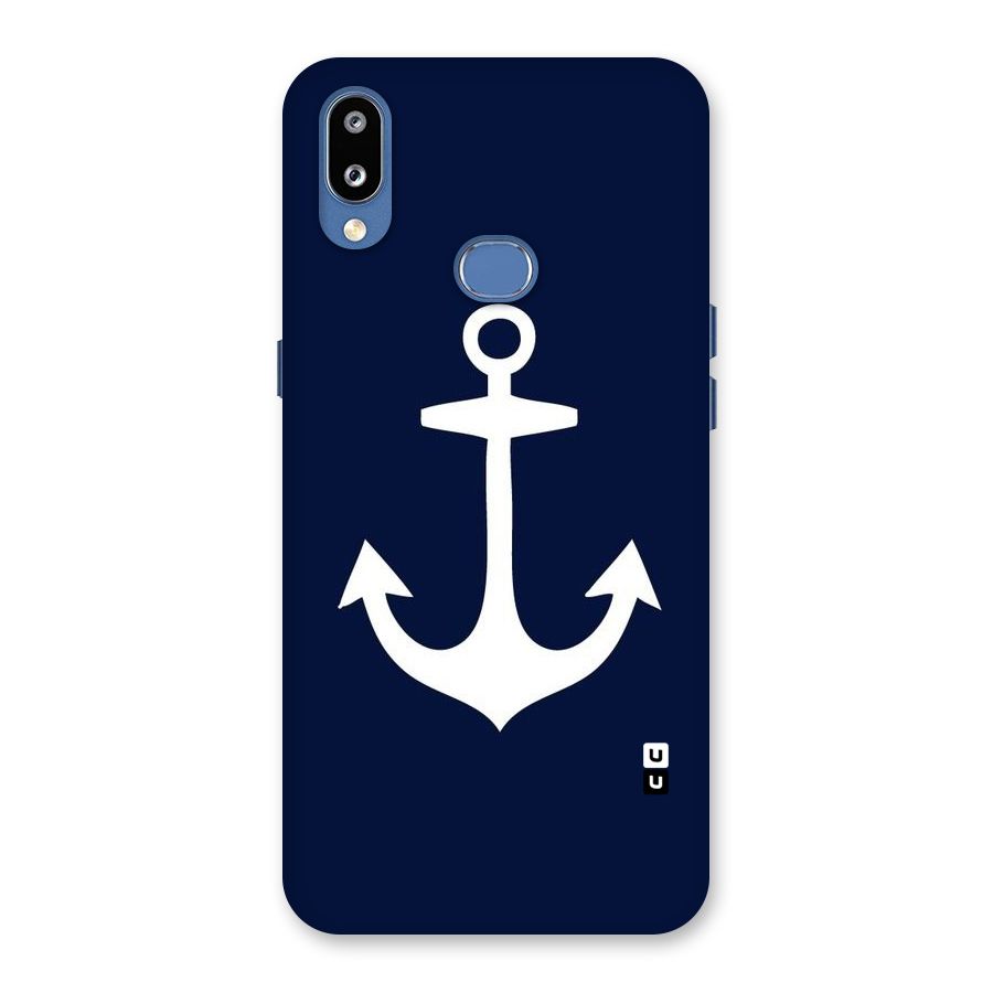 Stylish Anchor Design Back Case for Galaxy M01s