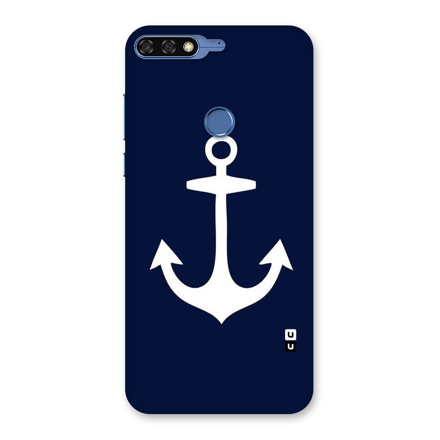 Stylish Anchor Design Back Case for Honor 7C
