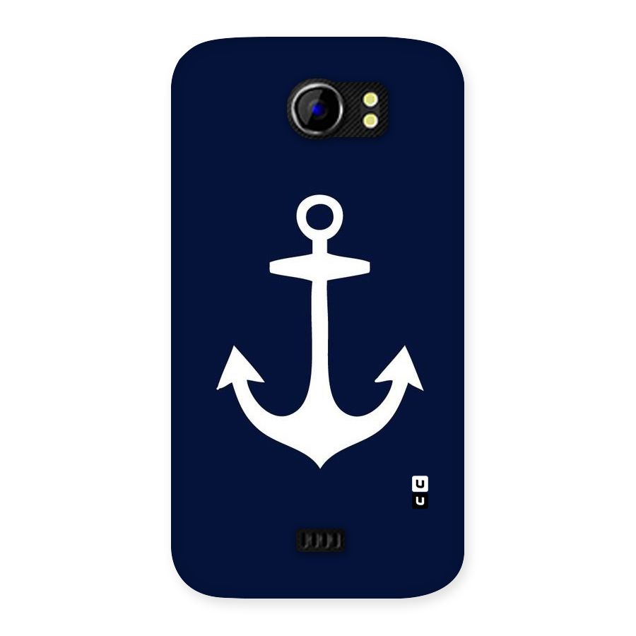 Stylish Anchor Design Back Case for Micromax Canvas 2 A110