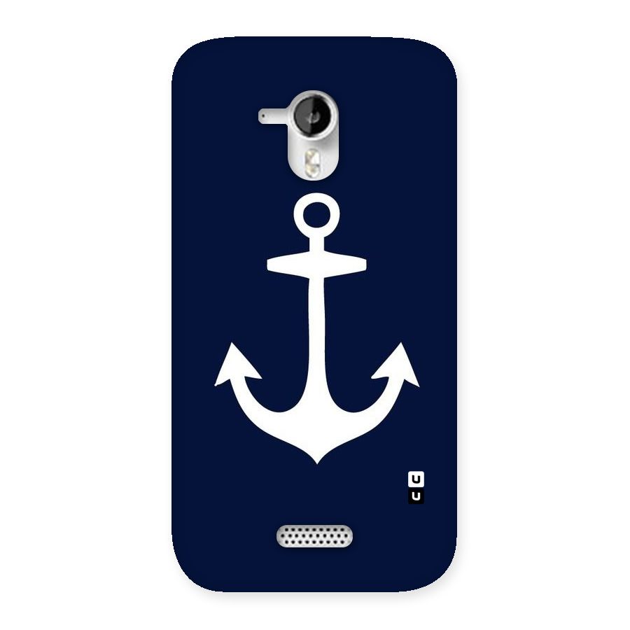 Stylish Anchor Design Back Case for Micromax Canvas HD A116