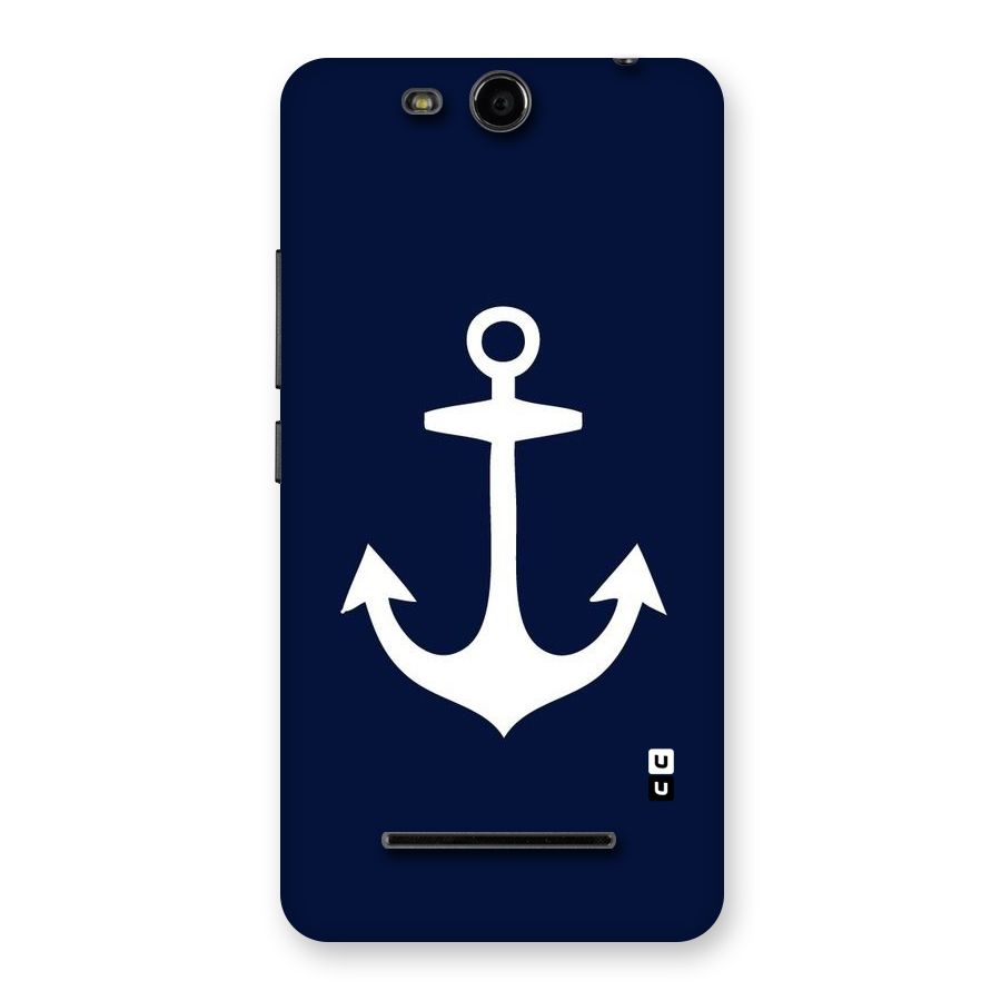 Stylish Anchor Design Back Case for Micromax Canvas Juice 3 Q392