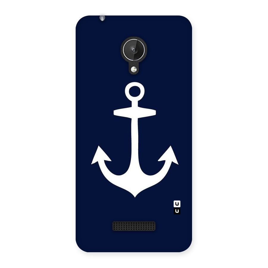 Stylish Anchor Design Back Case for Micromax Canvas Spark Q380