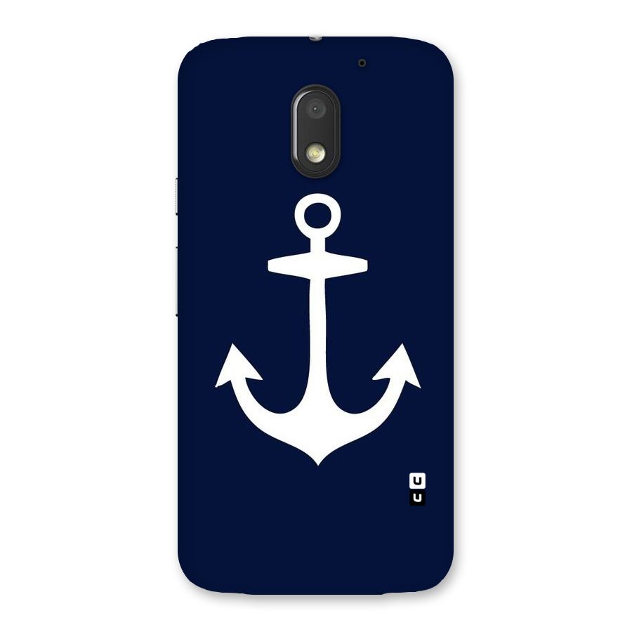 Stylish Anchor Design Back Case for Moto E3 Power