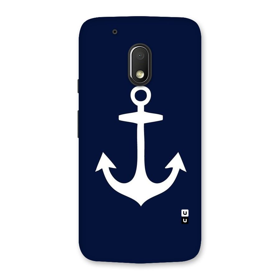Stylish Anchor Design Back Case for Moto G4 Play