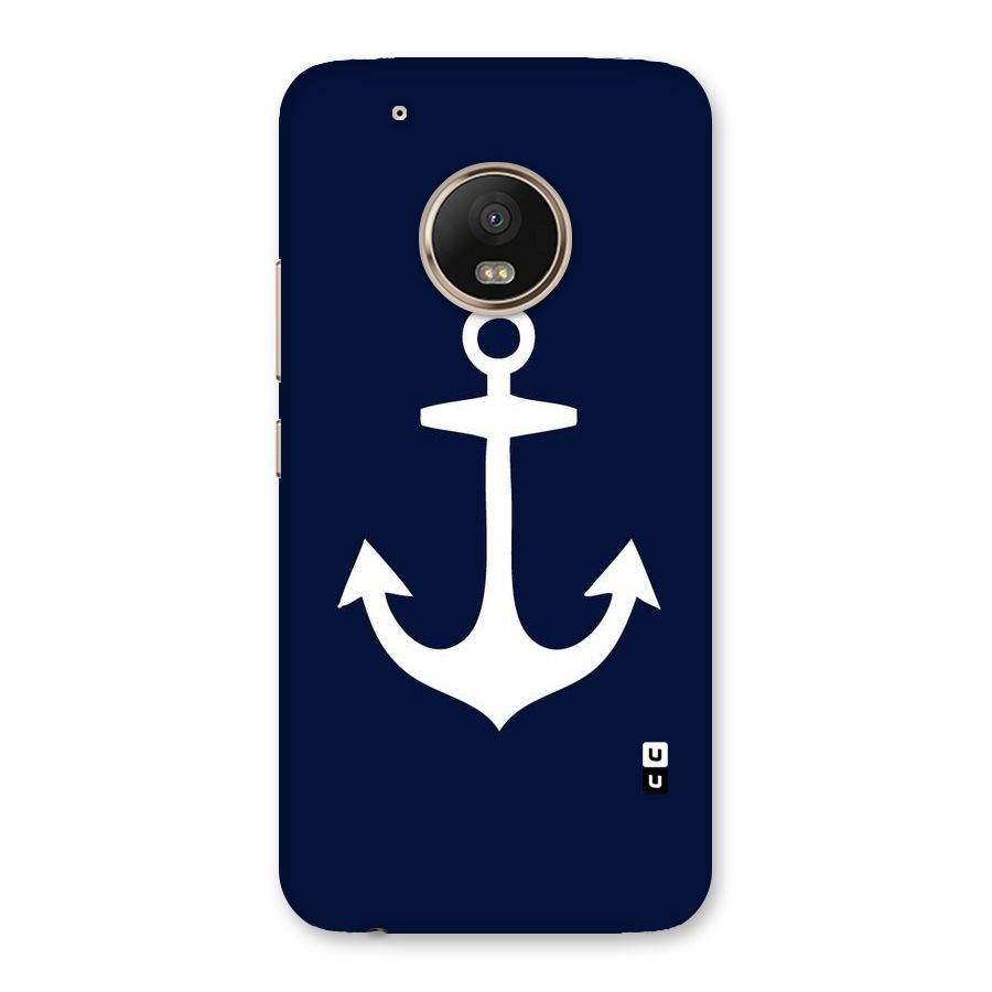 Stylish Anchor Design Back Case for Moto G5 Plus