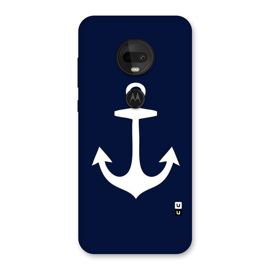 Stylish Anchor Design Back Case for Moto G7