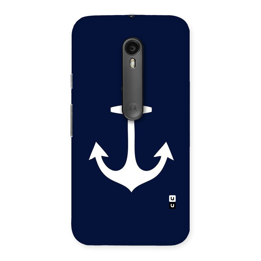 Stylish Anchor Design Back Case for Moto G Turbo