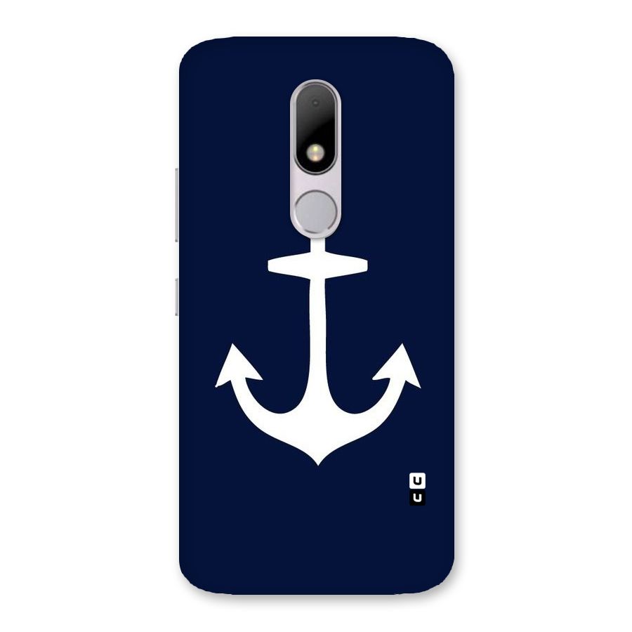 Stylish Anchor Design Back Case for Moto M