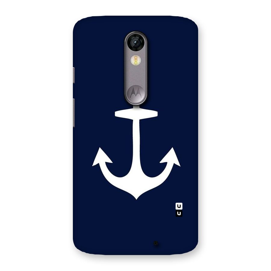 Stylish Anchor Design Back Case for Moto X Force