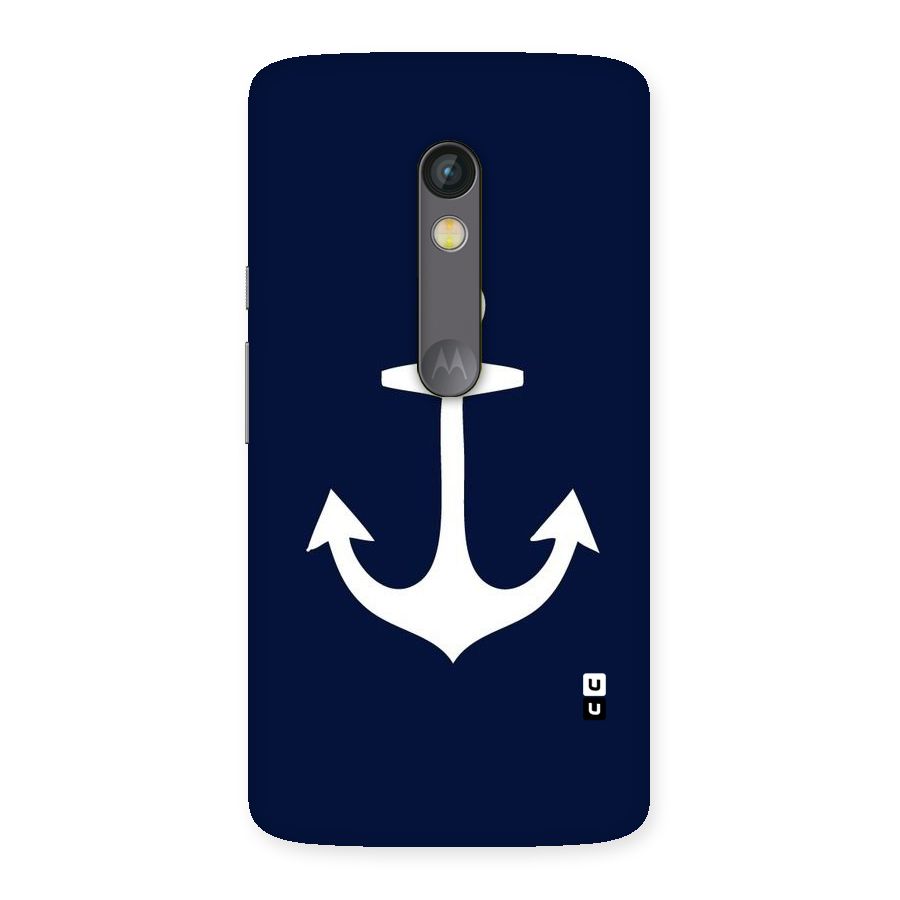 Stylish Anchor Design Back Case for Moto X Play