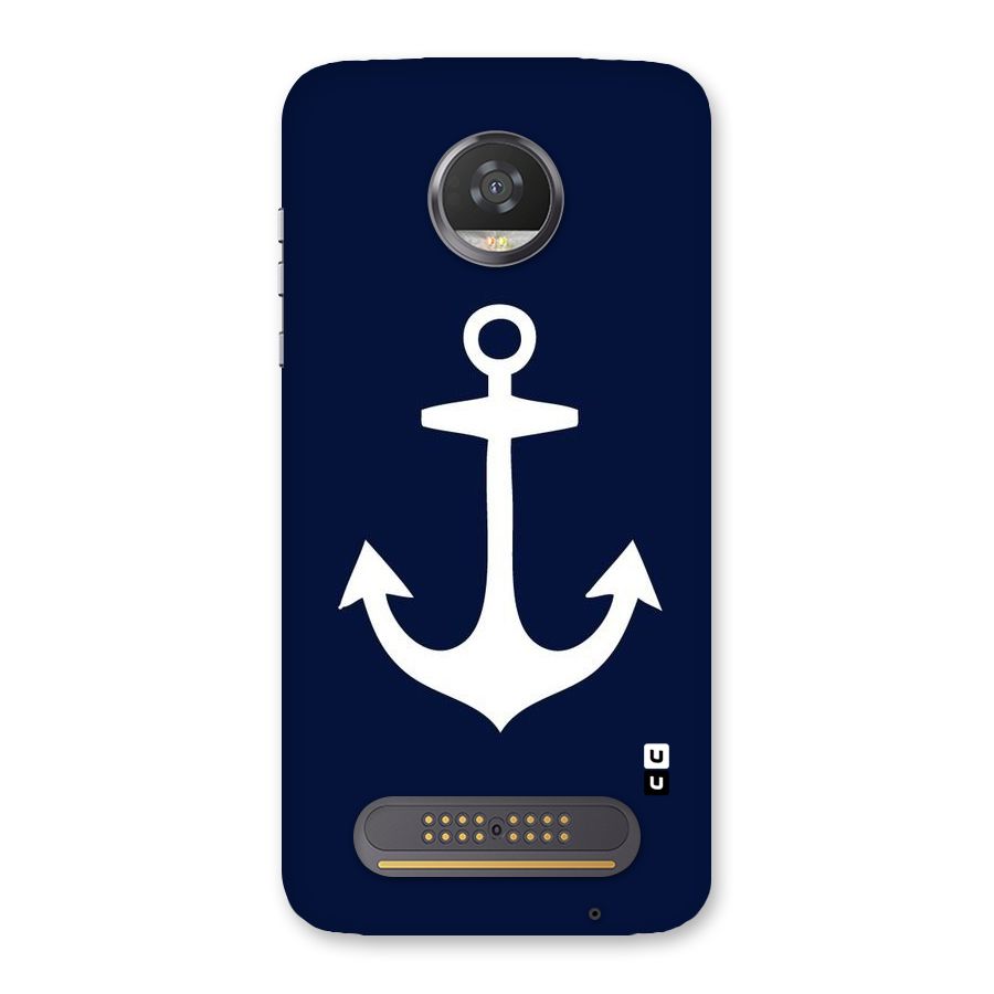 Stylish Anchor Design Back Case for Moto Z2 Play