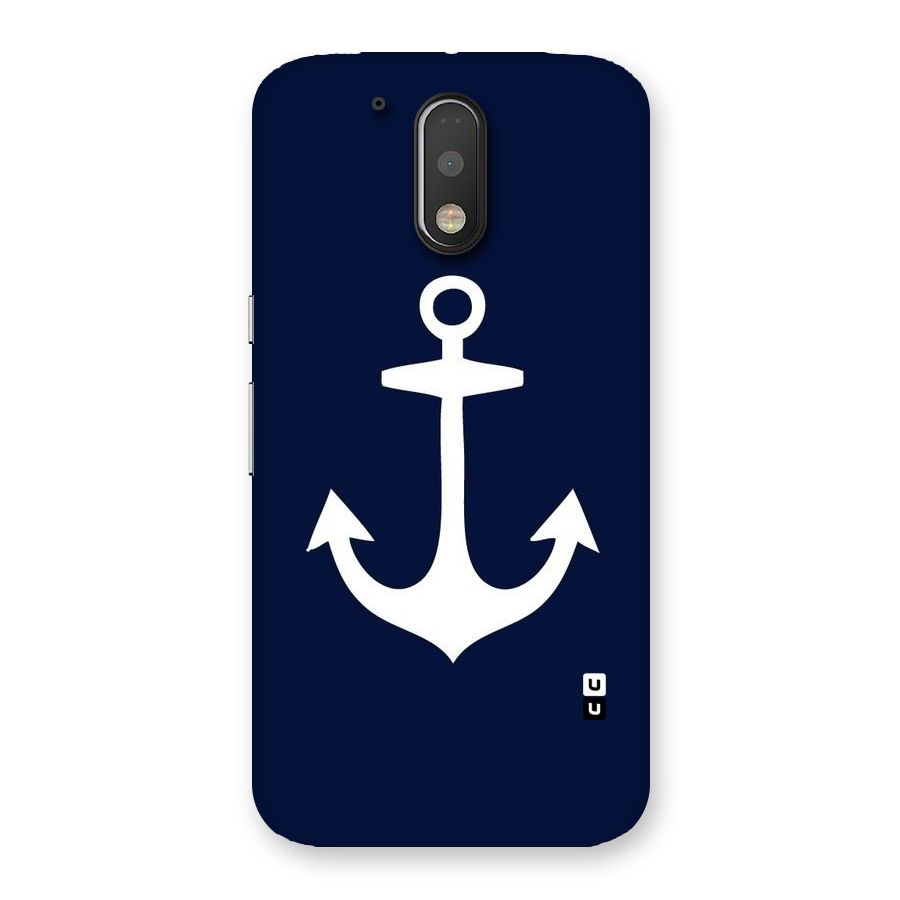 Stylish Anchor Design Back Case for Motorola Moto G4 Plus
