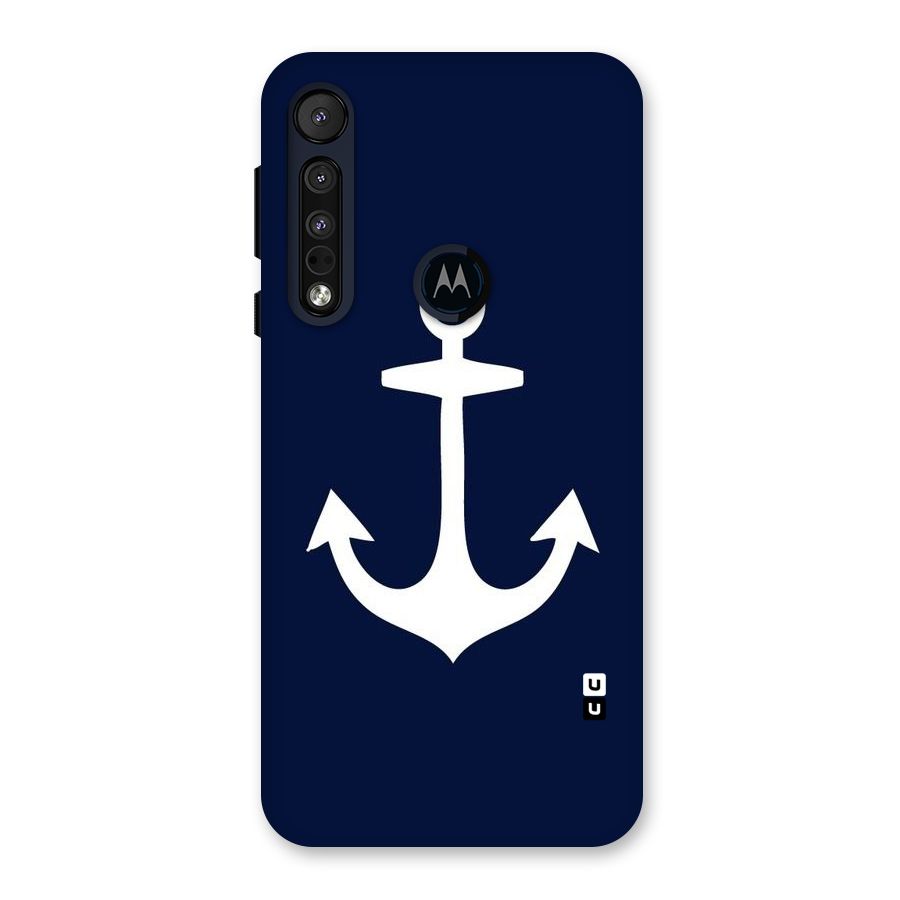 Stylish Anchor Design Back Case for Motorola One Macro