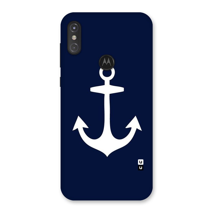 Stylish Anchor Design Back Case for Motorola One Power