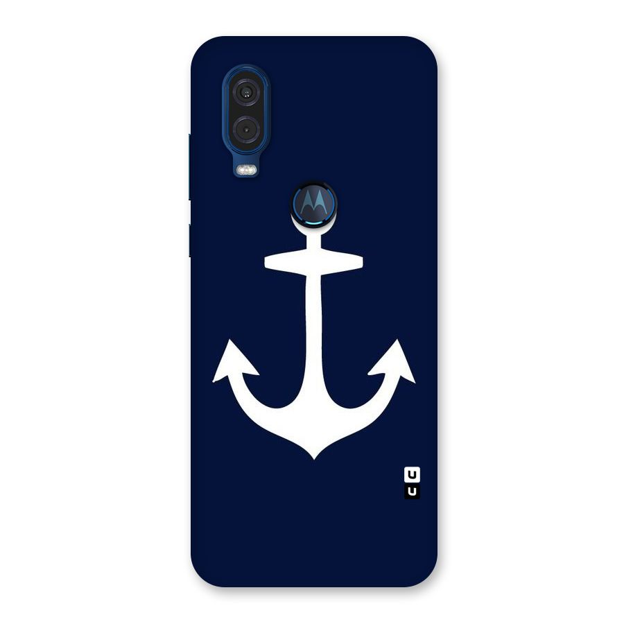 Stylish Anchor Design Back Case for Motorola One Vision