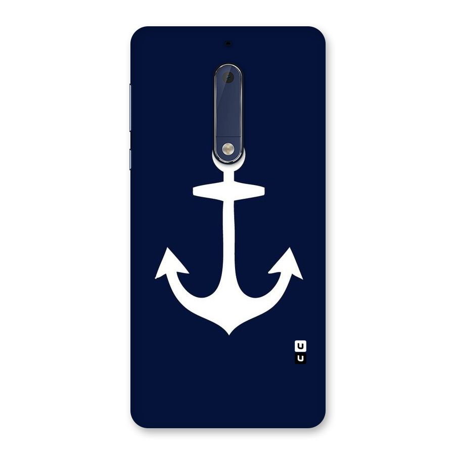 Stylish Anchor Design Back Case for Nokia 5