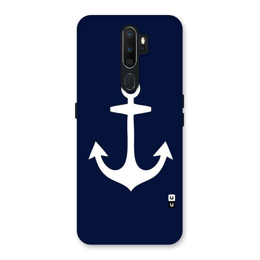 Stylish Anchor Design Back Case for Oppo A5 (2020)