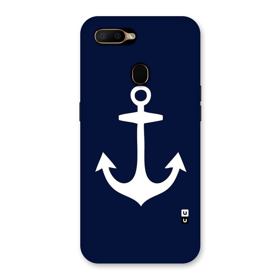 Stylish Anchor Design Back Case for Oppo A5s