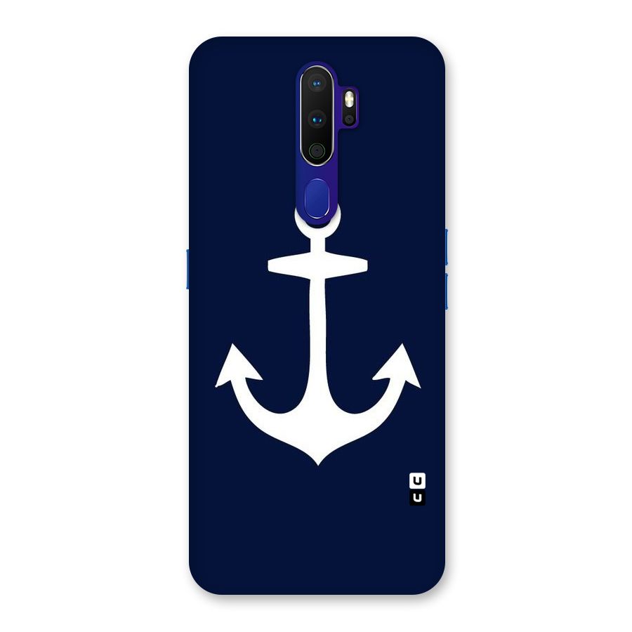Stylish Anchor Design Back Case for Oppo A9 (2020)
