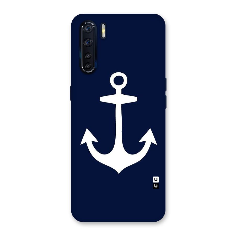 Stylish Anchor Design Back Case for Oppo F15
