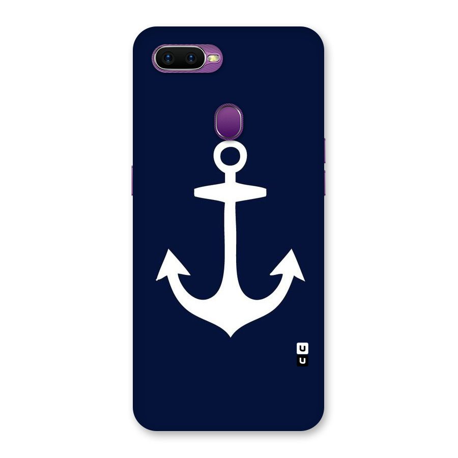 Stylish Anchor Design Back Case for Oppo F9