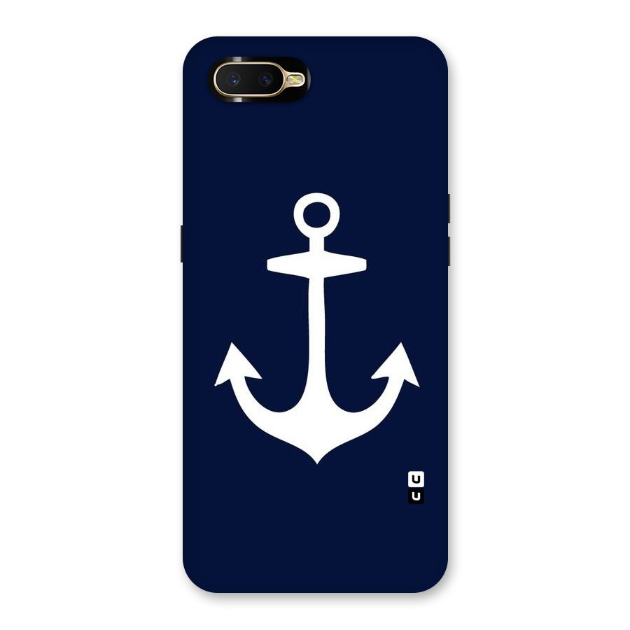 Stylish Anchor Design Back Case for Oppo K1