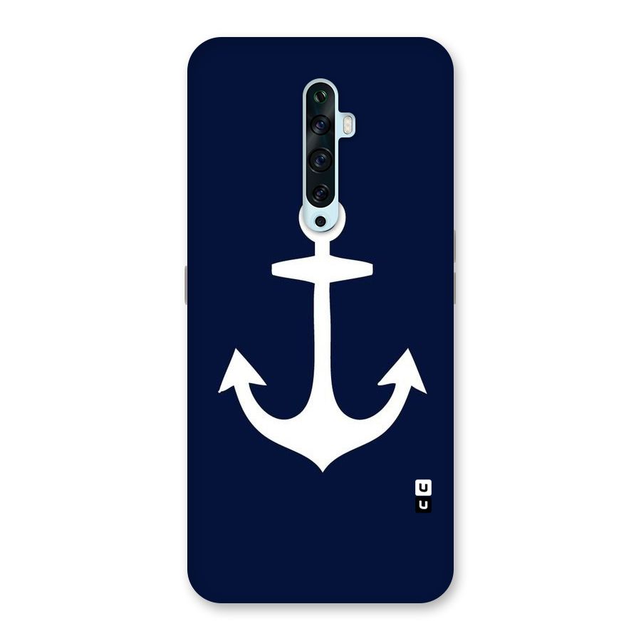 Stylish Anchor Design Back Case for Oppo Reno2 F