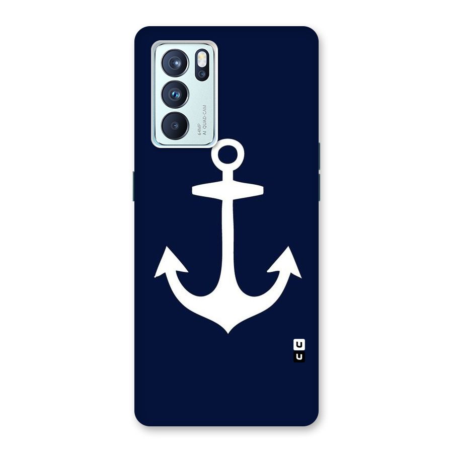 Stylish Anchor Design Back Case for Oppo Reno6 Pro 5G
