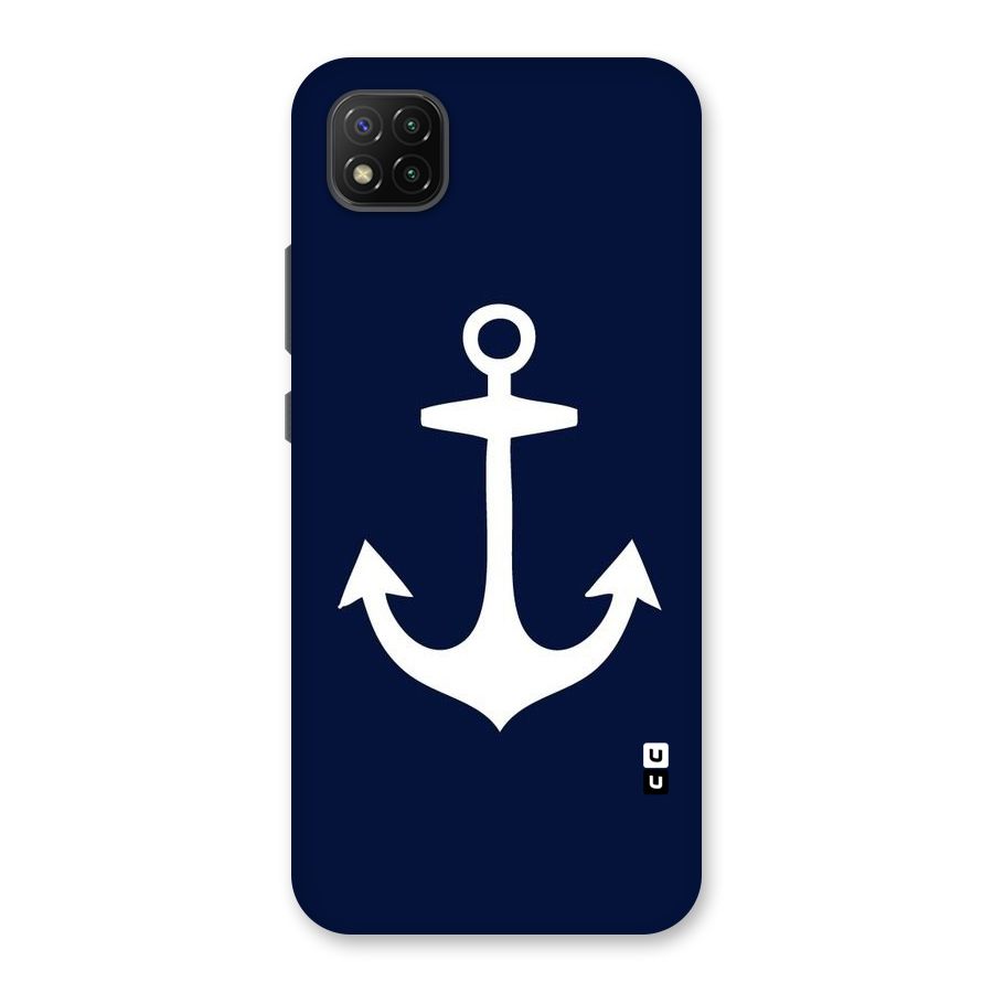 Stylish Anchor Design Back Case for Poco C3