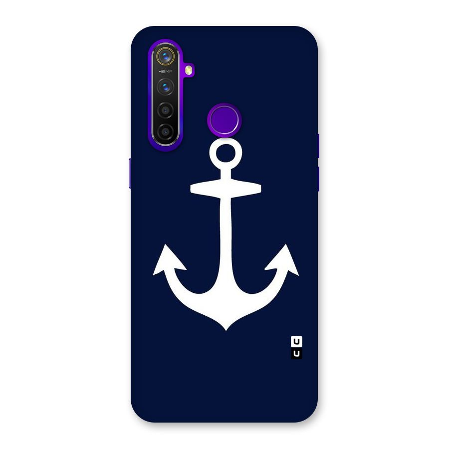 Stylish Anchor Design Back Case for Realme 5 Pro