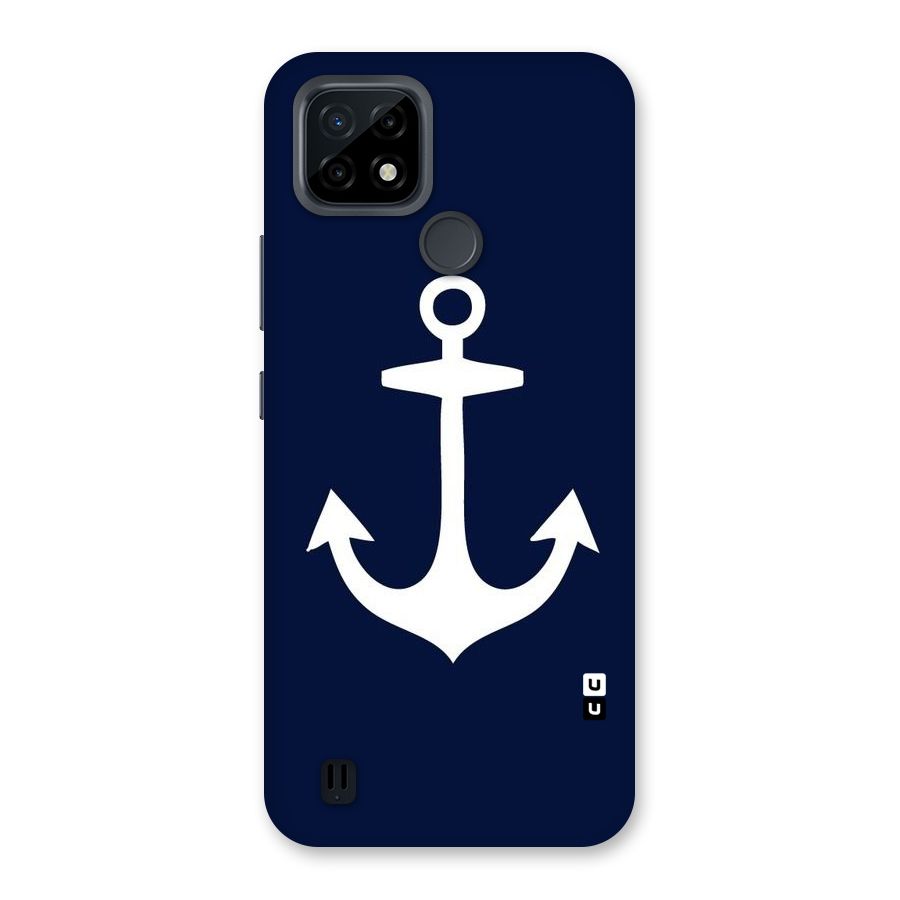 Stylish Anchor Design Back Case for Realme C21