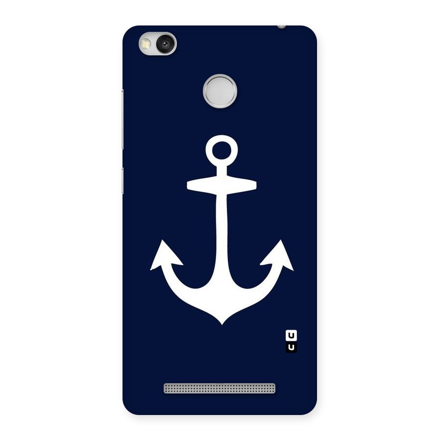Stylish Anchor Design Back Case for Redmi 3S Prime