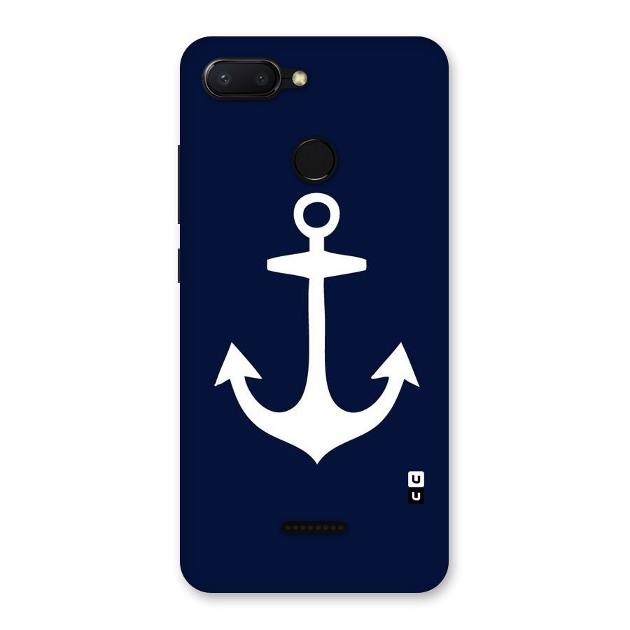 Stylish Anchor Design Back Case for Redmi 6