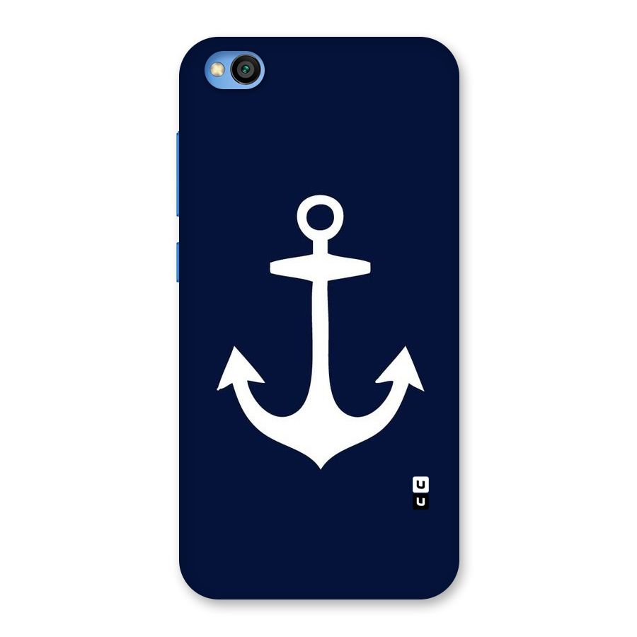 Stylish Anchor Design Back Case for Redmi Go