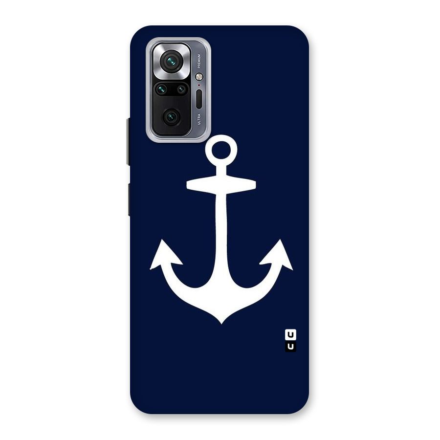 Stylish Anchor Design Back Case for Redmi Note 10 Pro