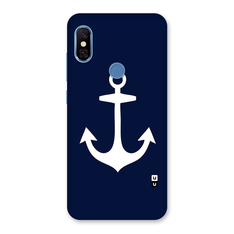 Stylish Anchor Design Back Case for Redmi Note 6 Pro