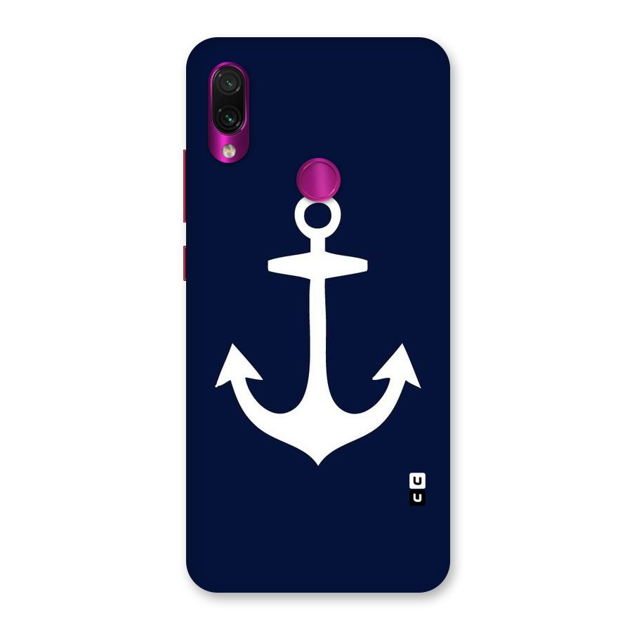 Stylish Anchor Design Back Case for Redmi Note 7 Pro