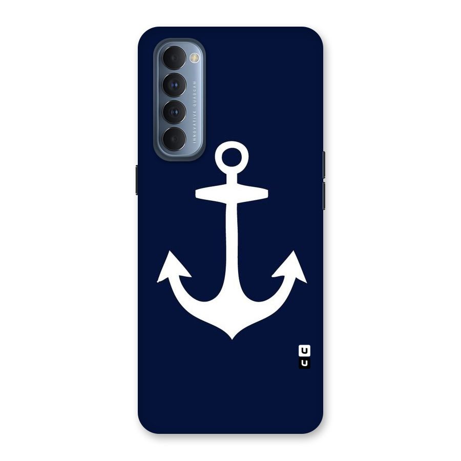 Stylish Anchor Design Back Case for Reno4 Pro