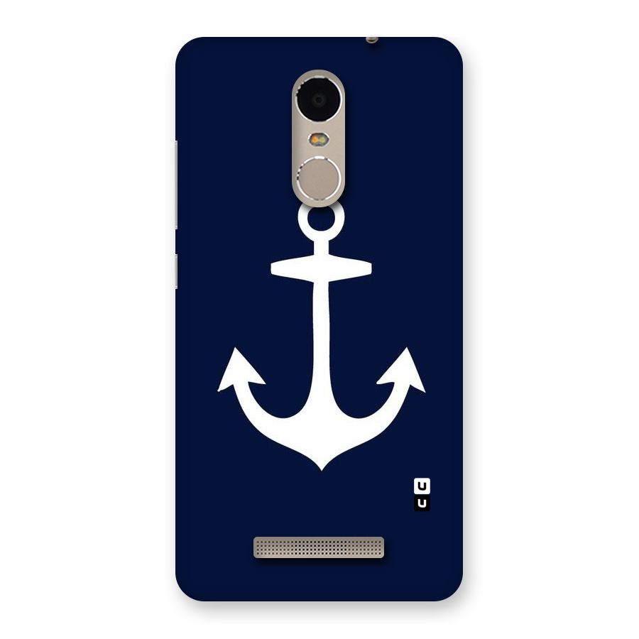 Stylish Anchor Design Back Case for Xiaomi Redmi Note 3