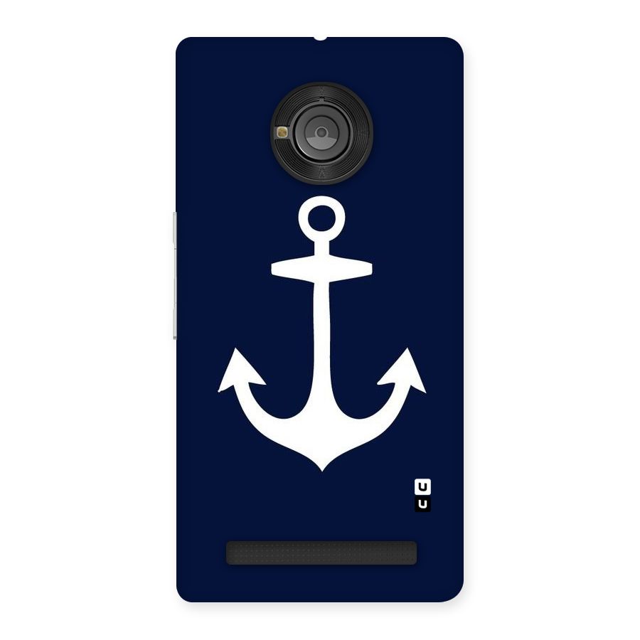 Stylish Anchor Design Back Case for Yu Yuphoria