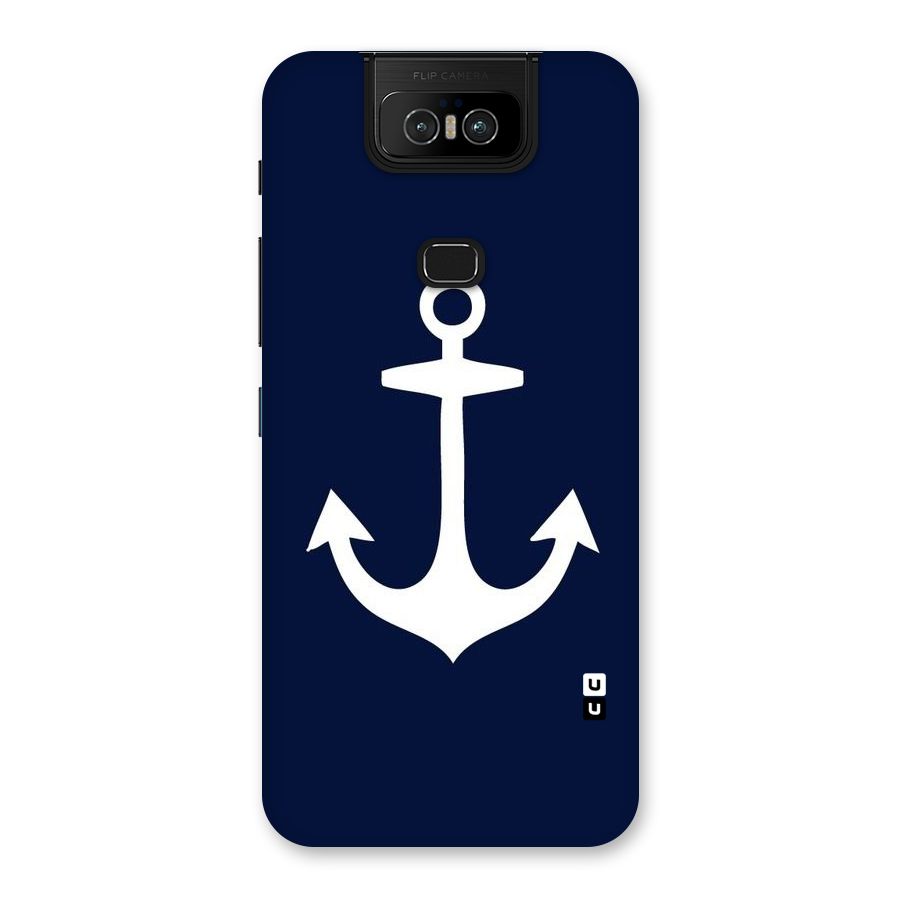 Stylish Anchor Design Back Case for Zenfone 6z