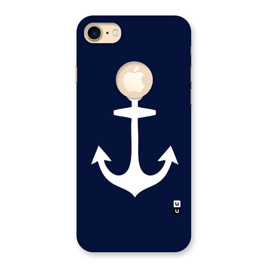 Stylish Anchor Design Back Case for iPhone 7 Logo Cut