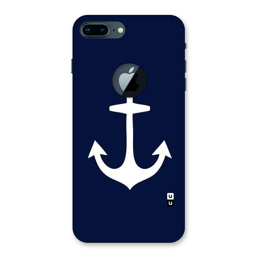 Stylish Anchor Design Back Case for iPhone 7 Plus Logo Cut