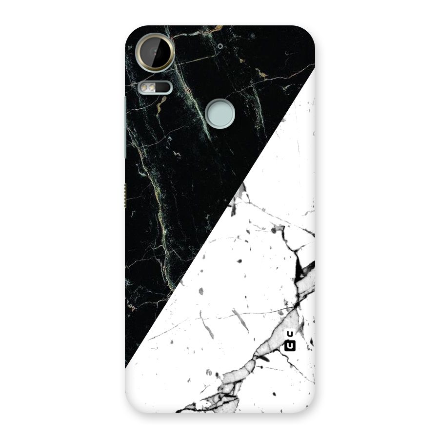 Stylish Diagonal Marble Back Case for Desire 10 Pro
