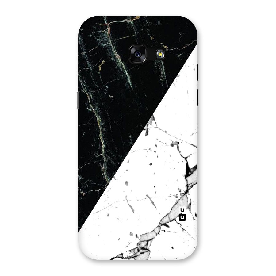 Stylish Diagonal Marble Back Case for Galaxy A5 2017